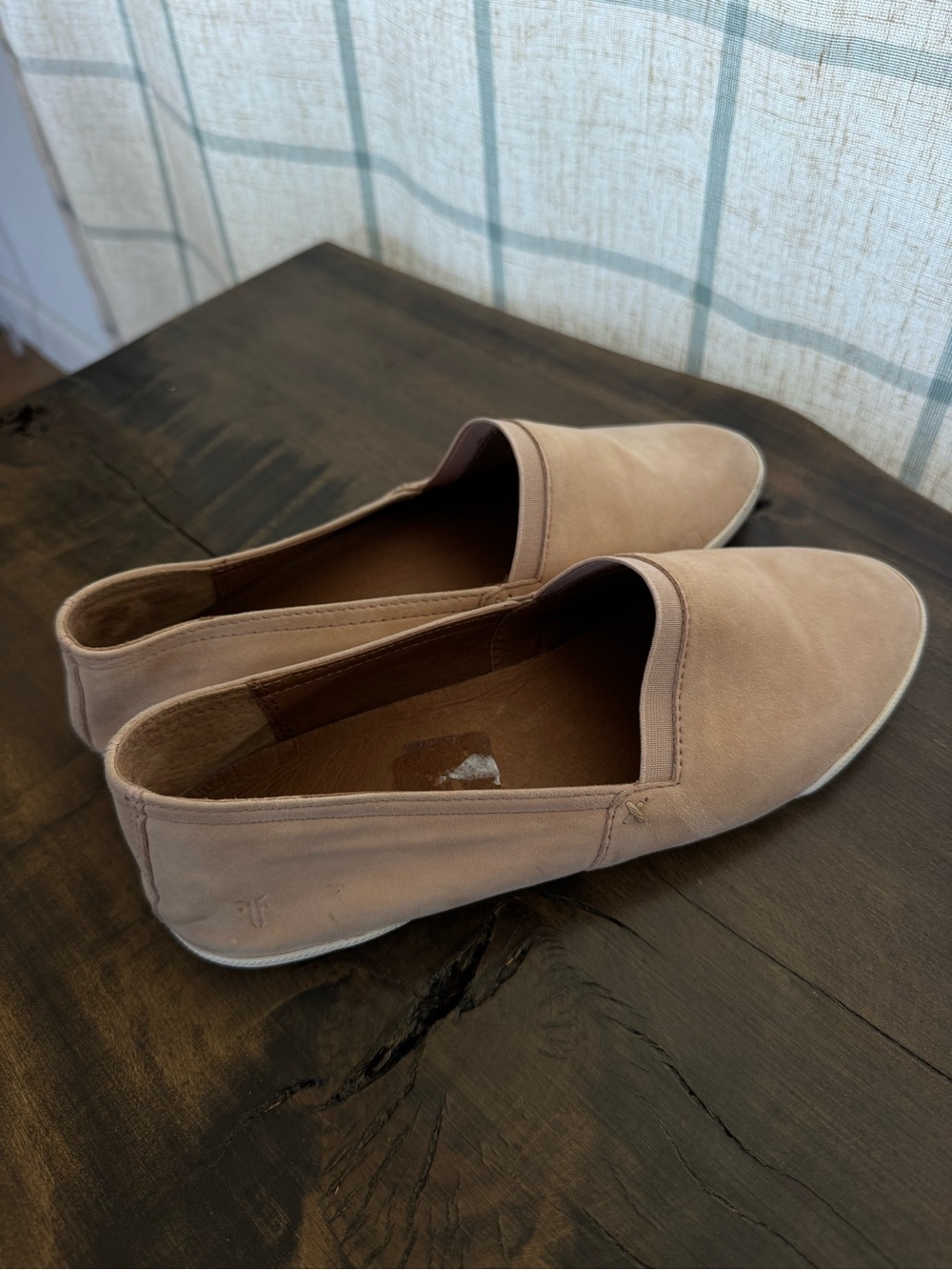 FRYE Melanie Slip On Sneaker Leather Flats